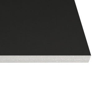 Premium foamboard 5mm 50x70 zwart/wit (25 platen) - foamboarden.nl