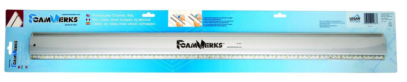 Foamwerks / Cos-Tools foamboard liniaal 81 cm met geleiding - foamboarden.nl